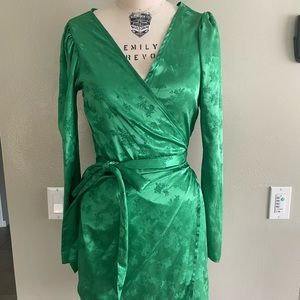 Mini wrap dress zara- fits like a small- never worn